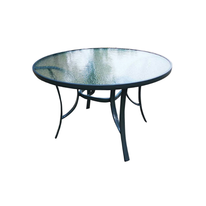 Seasonal Trends 50703 Outdoor Table, 41.73 x 28.35 in W, 30 x 15 mm D, 28.35 in H, Steel Frame, Round Table - 1