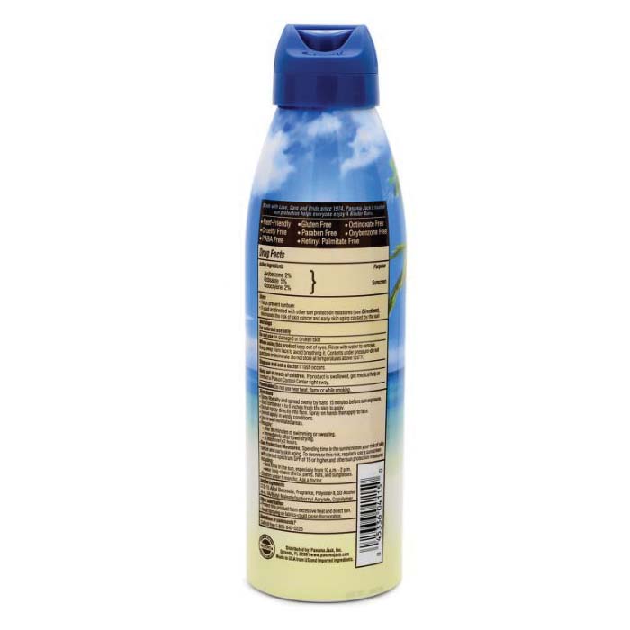 Panama Jack 4115 Continuous Spray Sunscreen, 5.5 oz Bottle - 2