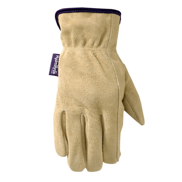 1003L Gloves, Women's, L, 8 to 8-1/2 in L, Keystone Thumb, Elastic Cuff, Cowhide Leather, Timber