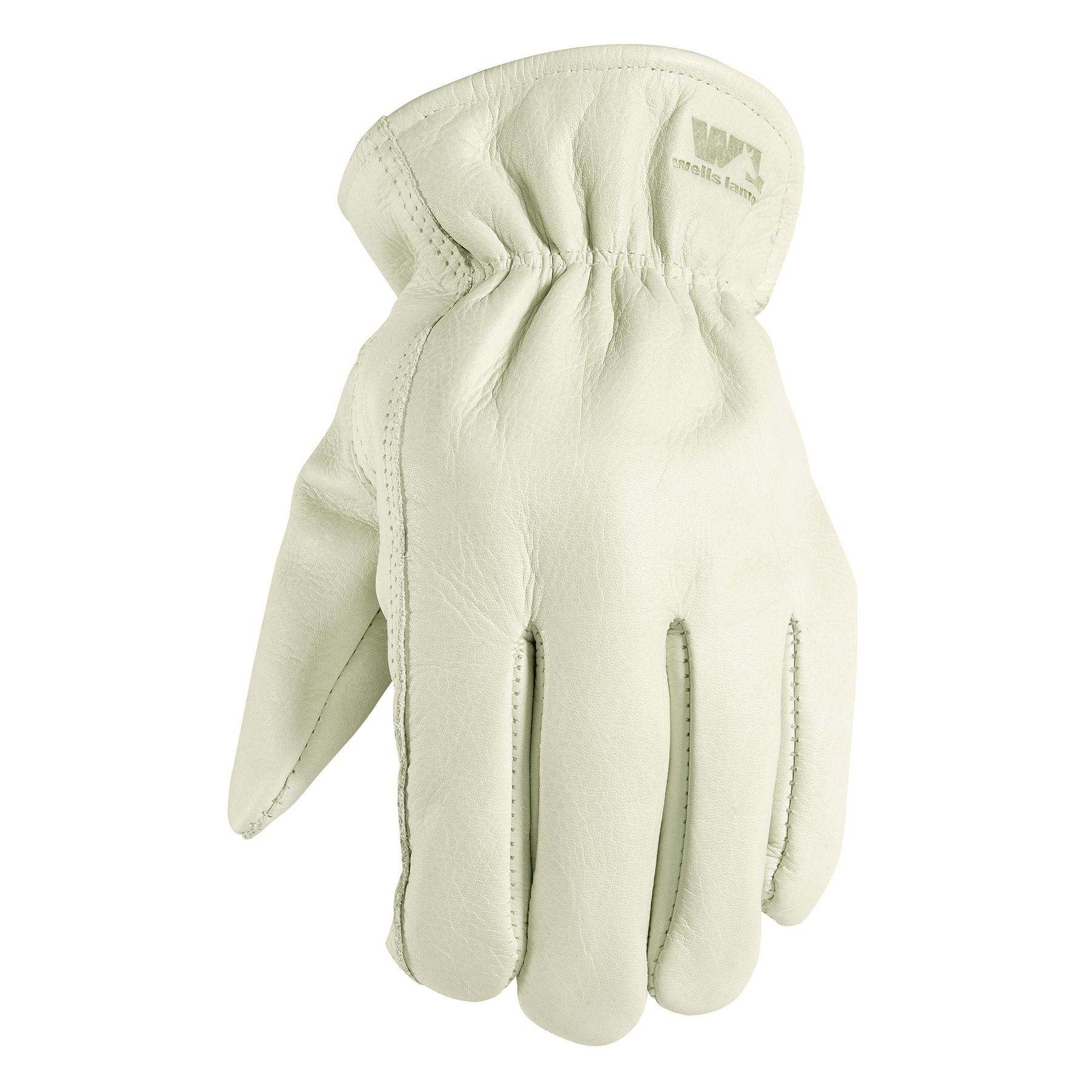1171XL Work Gloves, Men's, XL, 10 to 10-1/2 in L, Keystone Thumb, Elastic Cuff, Cowhide Leather, White