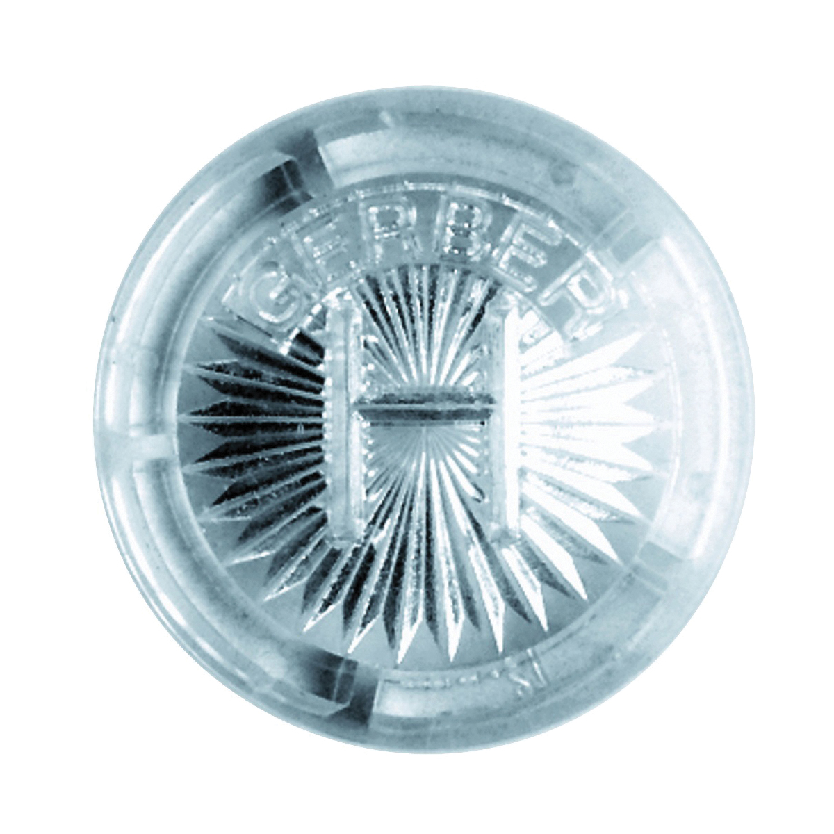 Danco 25748B Hot Water Faucet Index Button, 1-1/16 in OD, Acrylic