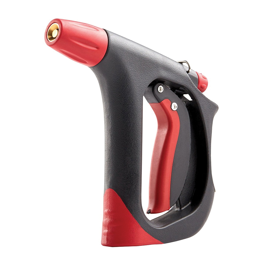 855022-1001/5001 Pistol Nozzle, Zinc, Red/Black