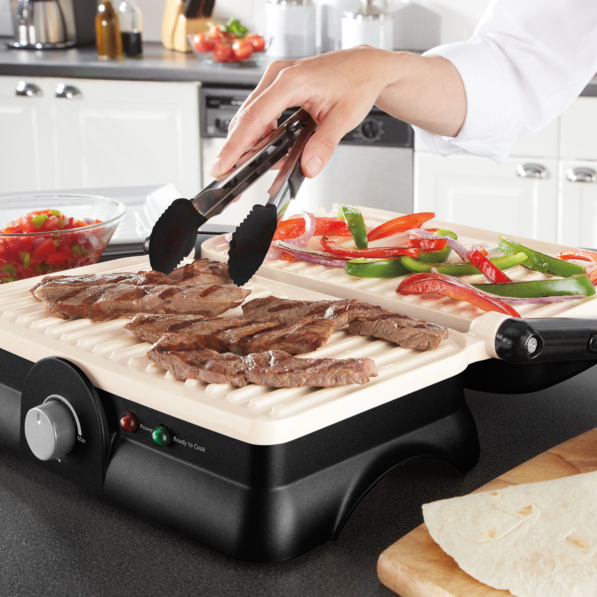 Oster CKSTPM20W-TECO Panini Maker and Grill, 1200 W - 3