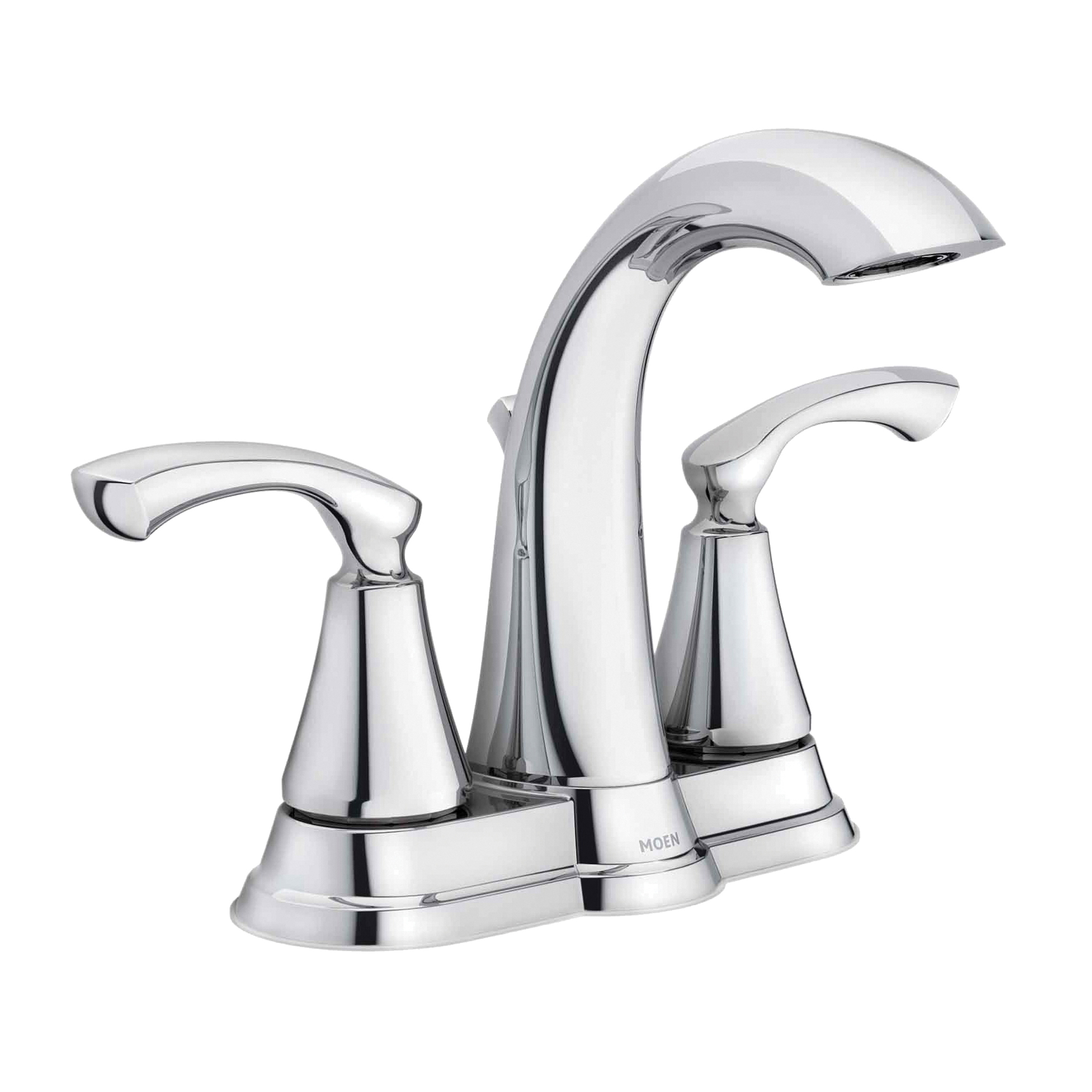 Moen Tiffin Series WS84876 Bathroom Faucet, 1.2 gpm, 2-Handle, Metal, Chrome Plated, Lever Handle