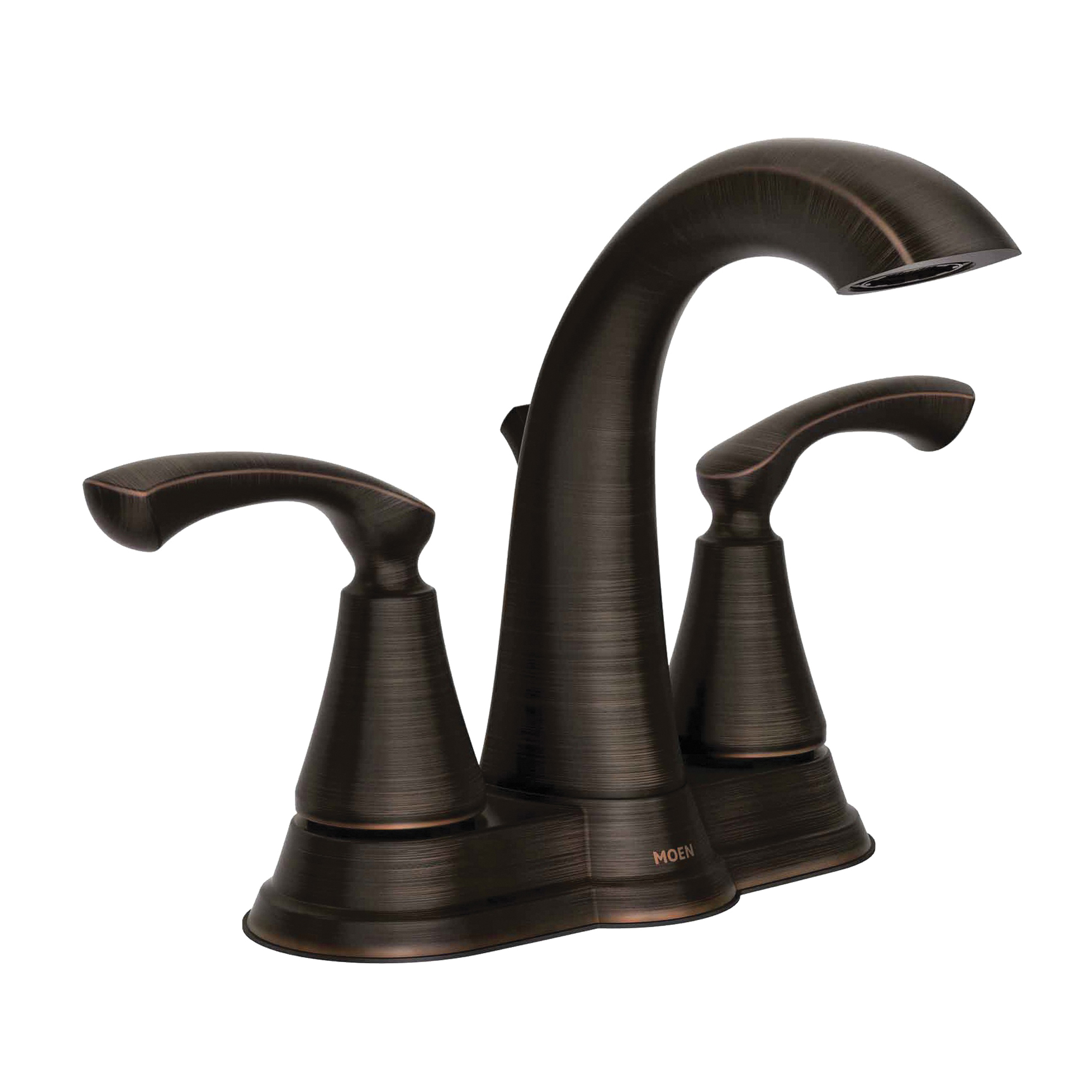 Moen Tiffin Series WS84876BRB Bathroom Faucet, 1.2 gpm, 2-Handle, Metal, Mediterranean Bronze, Lever Handle