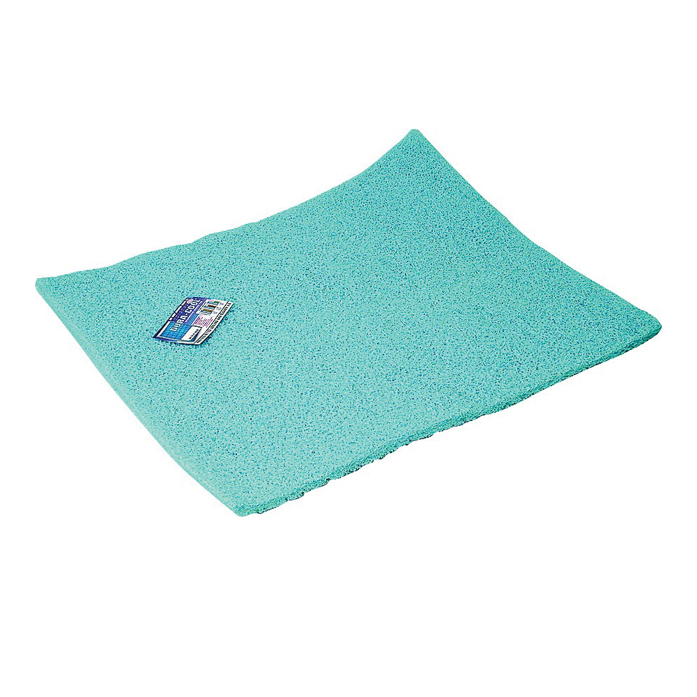 3073 Cooler Pad, Pre-Cut, 29 in L x 30 in W, Polyester, Blue, For: Evaporative Cooler Purge Systems