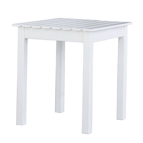 KN-2W Side Table, 17-3/4 in OAW, 15-3/4 in OAD, 17-3/4 in OAH, Square, Hardwood Frame