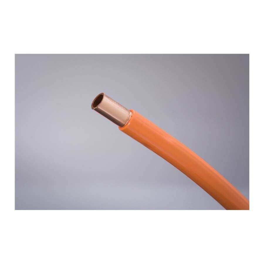 Mueller DG08050 Copper Tubing, 1/2 in, Copper, Plastic-Coated, 50 ft L - 3
