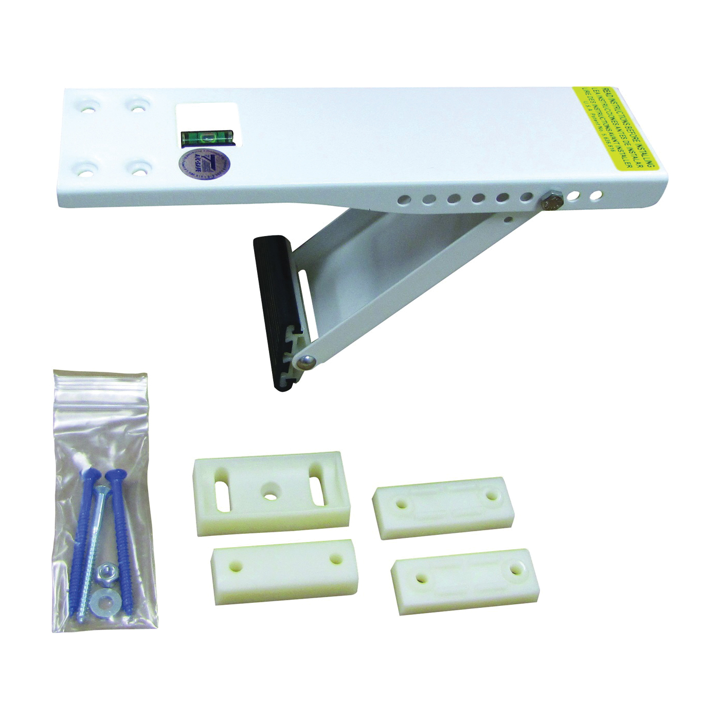AS080 Window Support Bracket, Steel, Baked-On Epoxy, For: Air Conditioners up to 80 lb