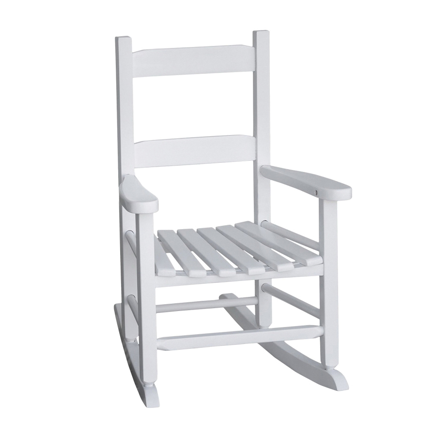 KN-10-W Child Rocking Chair, 14-3/4 in OAW, 18-3/4 in OAD, 22-1/2 in OAH, Hardwood, White