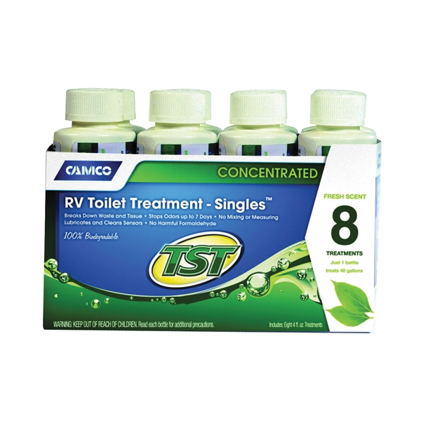 CAMCO TST 40221 RV Toilet Treatment, 4 oz Bottle, Liquid, Fresh Fragrance - 2