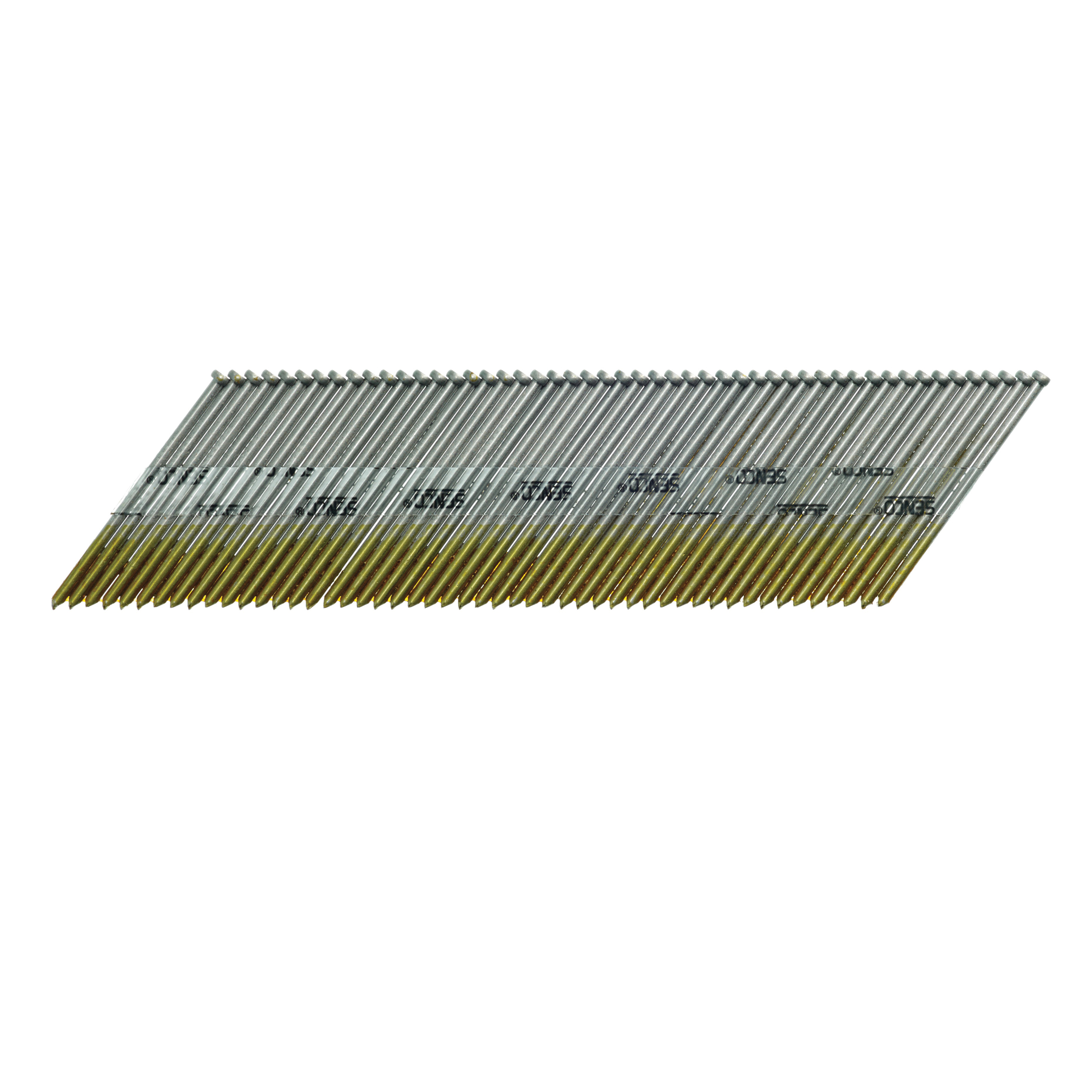 A301750 Finish Nail, Paper Tape Collation, 1-3/4 in L, 15 Gauge, Steel, Bright Basic, Brad Head