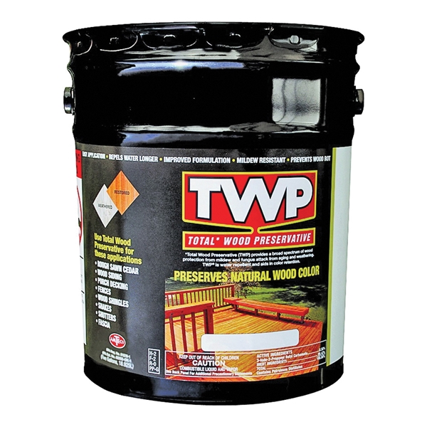 TWP-115-5 Wood Preservative, Honeytone, Liquid, 5 gal, Can