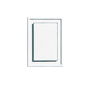130030002001 Mounting Block, 6-5/16 in L, 4-1/2 in W, White