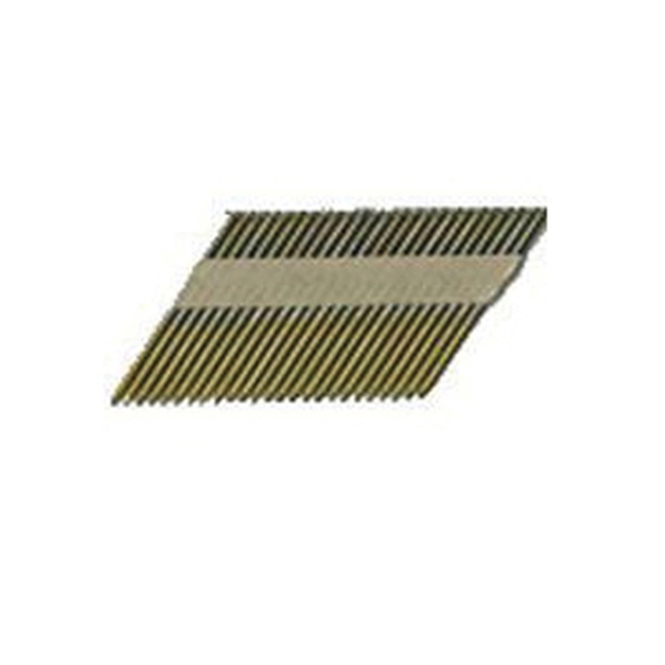0601172 Framing Nail, 3 in L, Steel, Galvanized, Clipped Head, Ring Shank