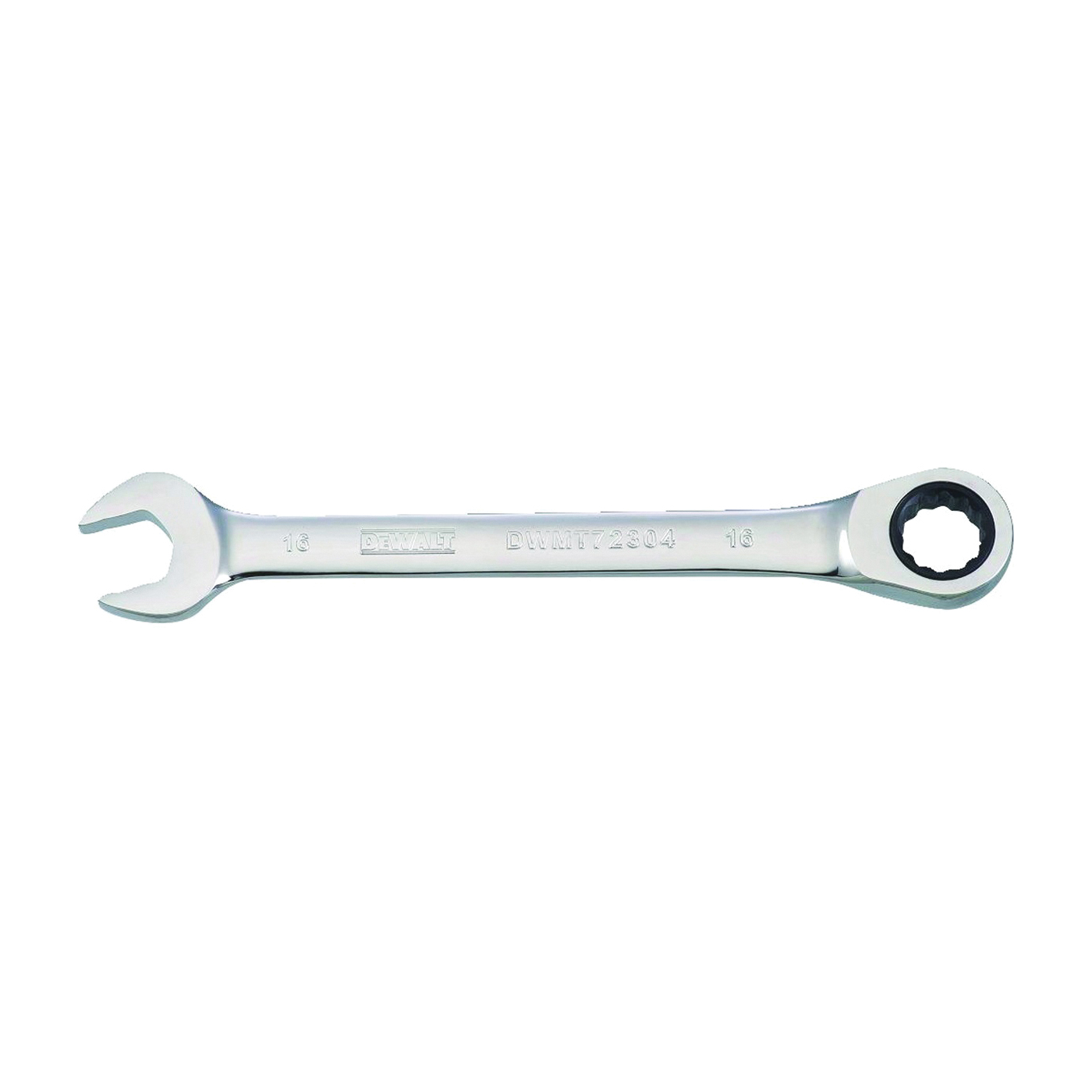 DeWALT DWMT72304OSP Combination Wrench, Metric, 16 mm Head, 7-15/16 in L, 12-Point, Chrome, Comfort-Grip Handle