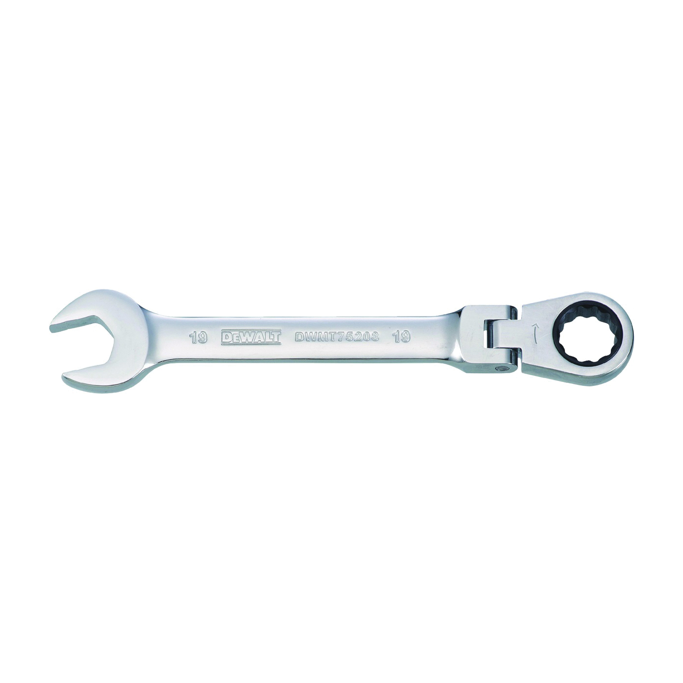 DWMT75208OSP Combination Wrench, Metric, 19 mm Head, 8-15/32 in L