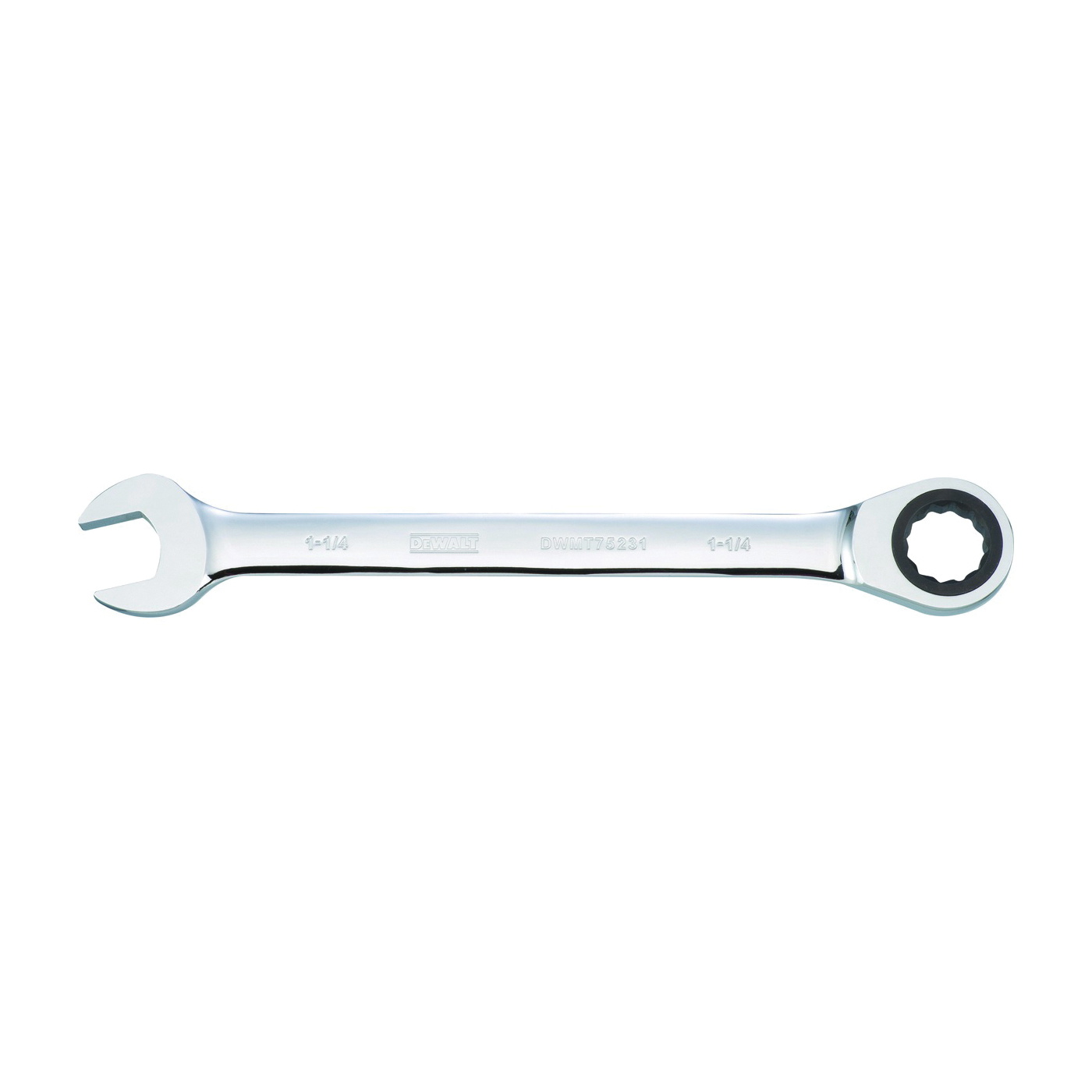 DWMT75231OSP Combination Wrench, SAE, 1-1/4 in Head, 16-23/32 in L, Chrome