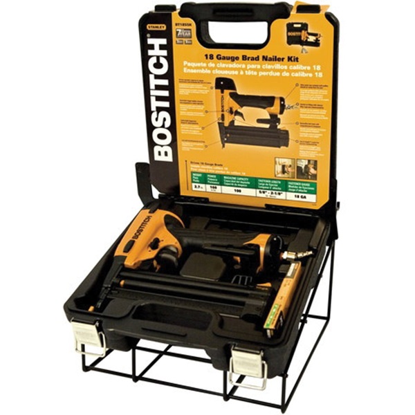 Bostitch Bt1855k Brad Nailer Kit 110 Magazine Glue Coll