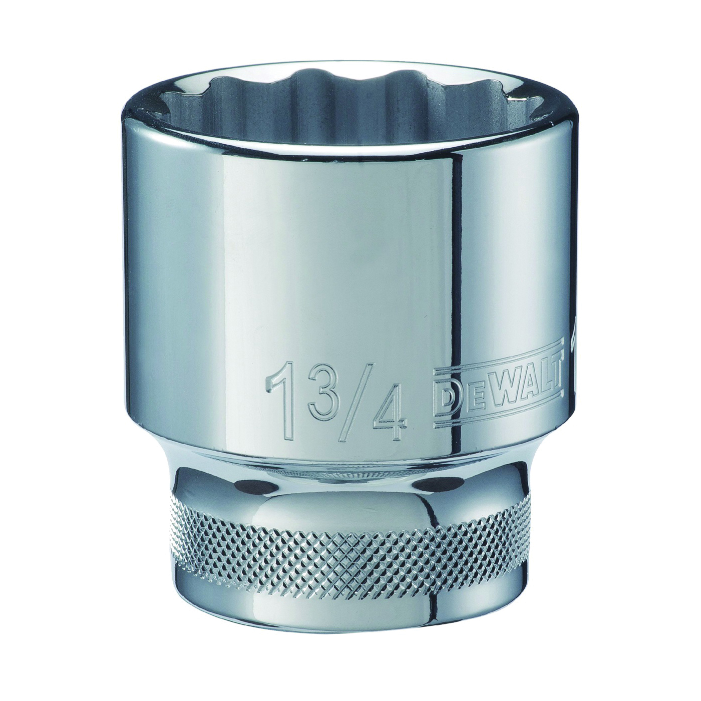 DWMT74641OSP Hand Socket, 1-3/4 in Socket, 3/4 in Drive, 12-Point, Vanadium Steel, Polished Chrome