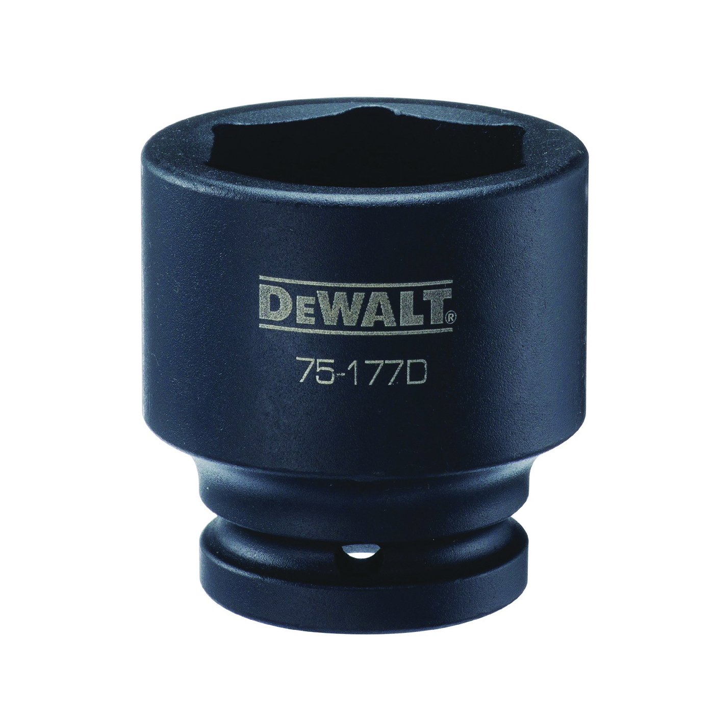 DeWALT DWMT75177OSP Impact Socket, 41 mm Socket, 3/4 in Drive, 6-Point, CR-440 Steel, Black Oxide