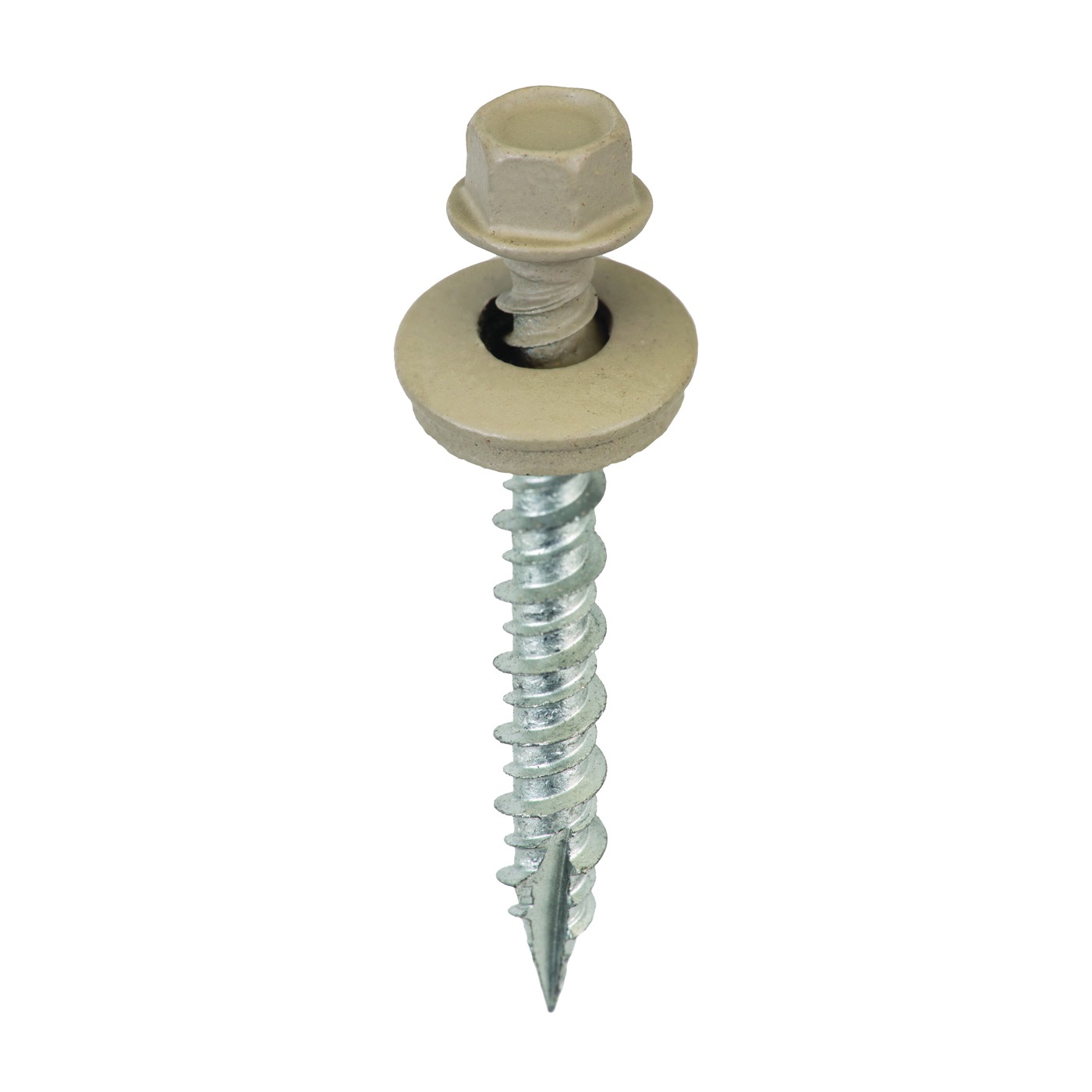 SW-MW15TP250 Screw, #9 Thread, High-Low, Twin Lead Thread, Hex Drive, Self-Tapping, Type 17 Point, 250/BAG