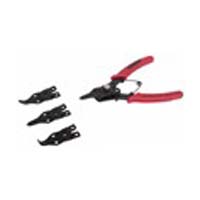 10002-PRP-53L Snap Ring Plier Set, 6.125 in OAL, Red Handle, Cushion-Grip Handle, 3/4 in W Tip