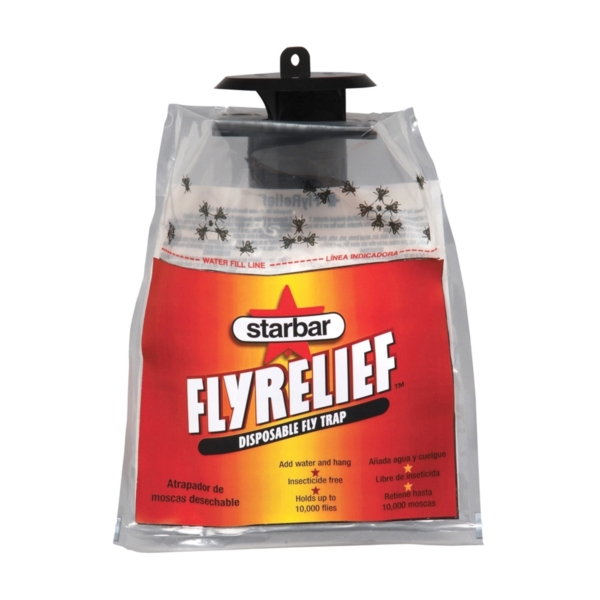 100523457 Disposable Fly Trap, Granular Solid, Fish-Like Bag