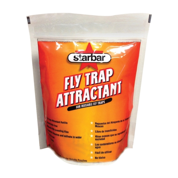 100523455 Fly Trap Attractant Refill, Granular Solid, Fish-Like Resealable Bag