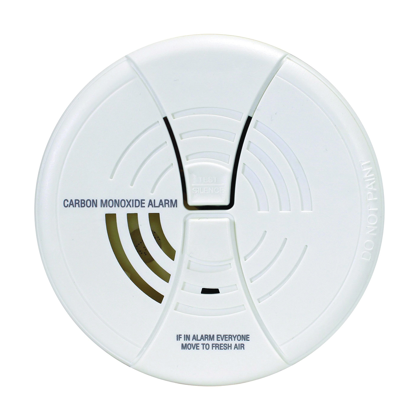 First Alert CO250B Carbon Monoxide Alarm, 85 dB, Alarm: Audible/Visual, Electrochemical Sensor, White