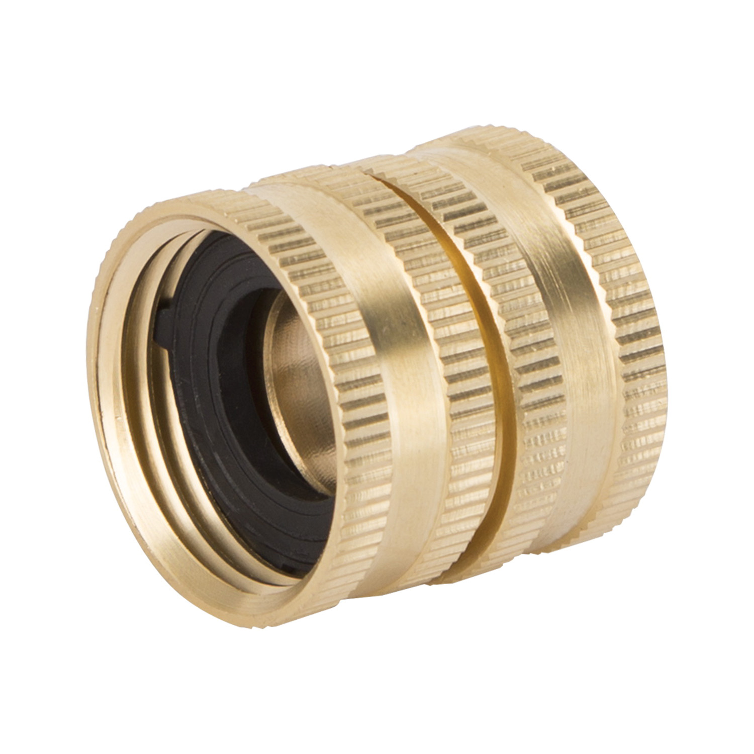 GHADTRS-10 Swivel Hose Connector, 3/4 x 3/4 in, FNH x FNH, Brass