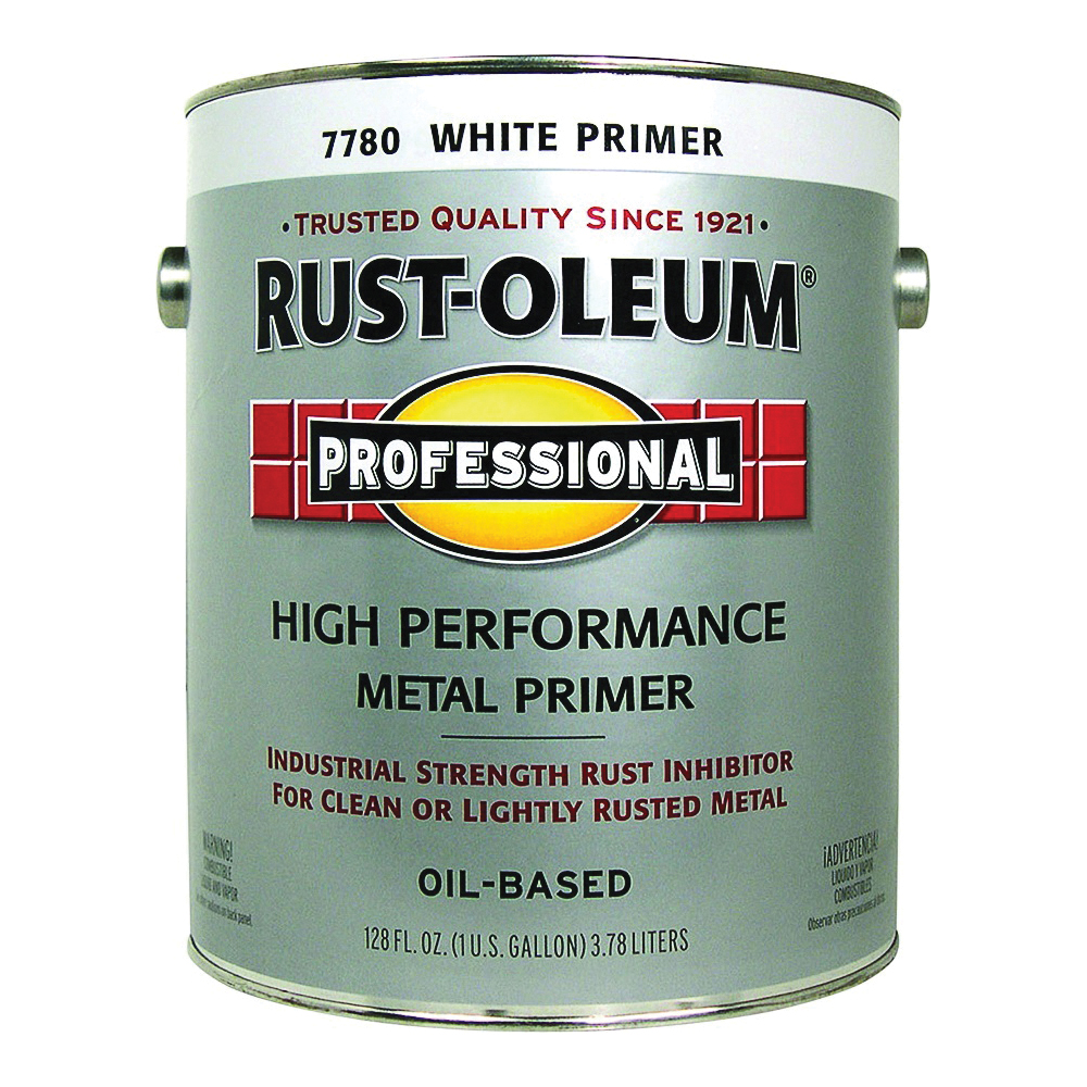 Rust-Oleum 242259 Primer, Flat, White, 1 gal Pail, Professional Type