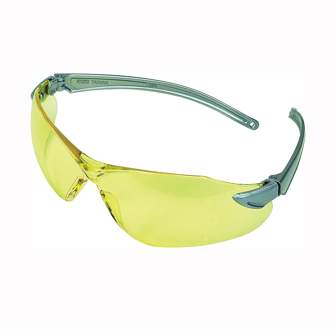 10083089 Safety Glasses, Unisex, Anti-Fog Lens, Lightweight Frame, Silver Frame
