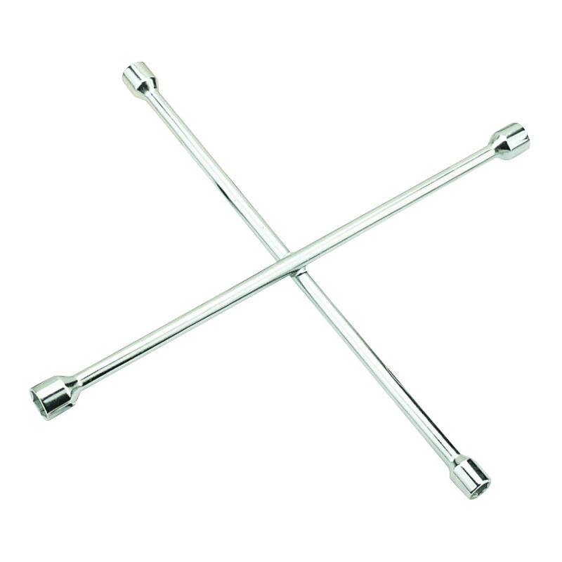 JL-AT-TGCW10123L Lug Wrench, Hex Socket, 11/16, 3/4, 13/16 and 7/8 in Socket, 20 in L, Carbon Steel