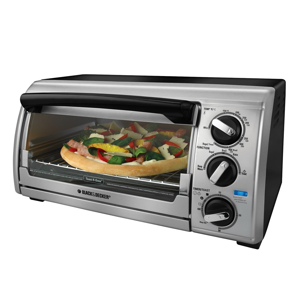 Black & Decker TRO490B 1200 Watts Toaster Oven for sale online