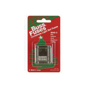 BP/MAS-3X5 Fast Acting Fuse, 3 A