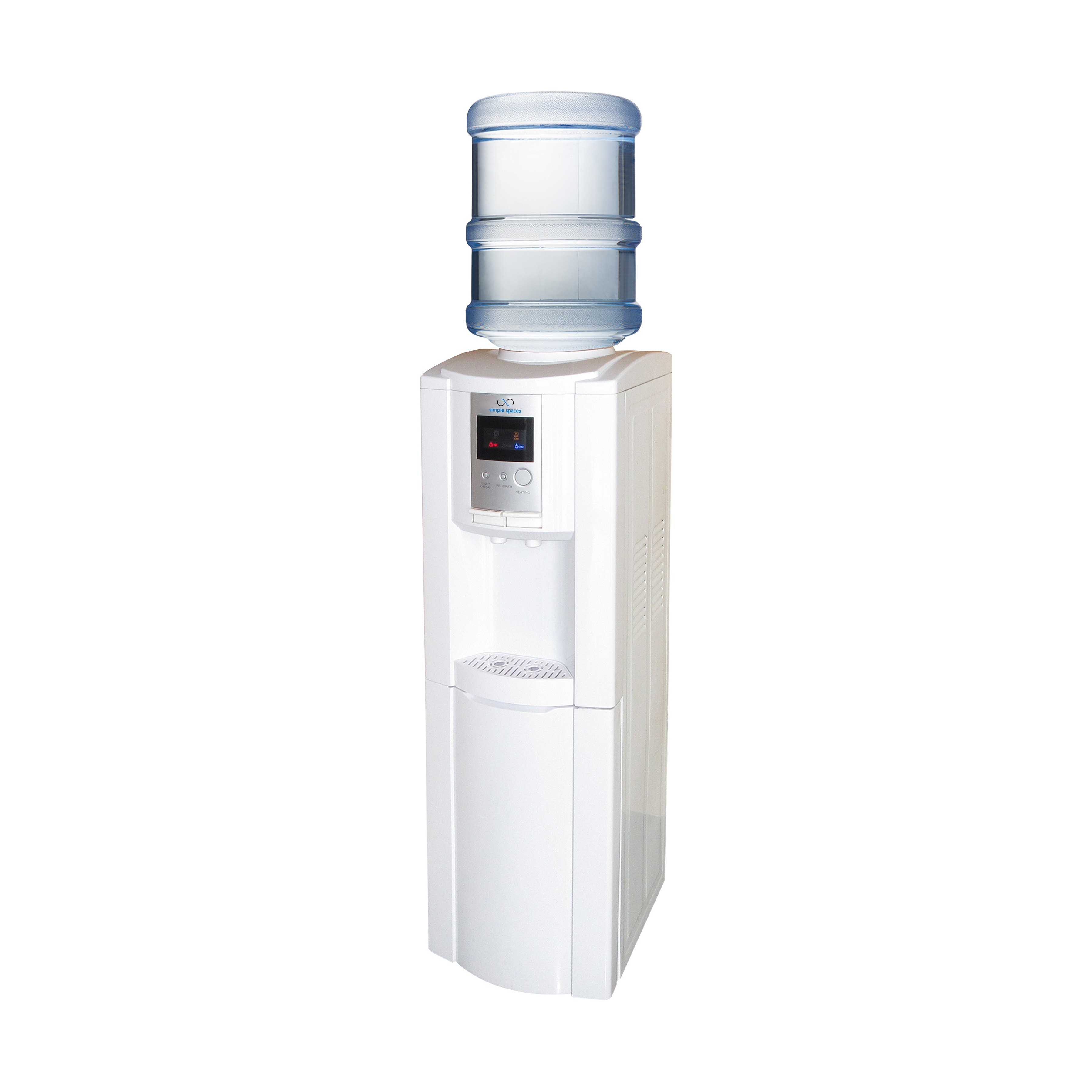 MYL10S-W-2HC-3L Hot and Cold Water Dispenser, Hot: 1 L & Cold: 3.2 L Tank, 15 L Cooler, 500 W Heating
