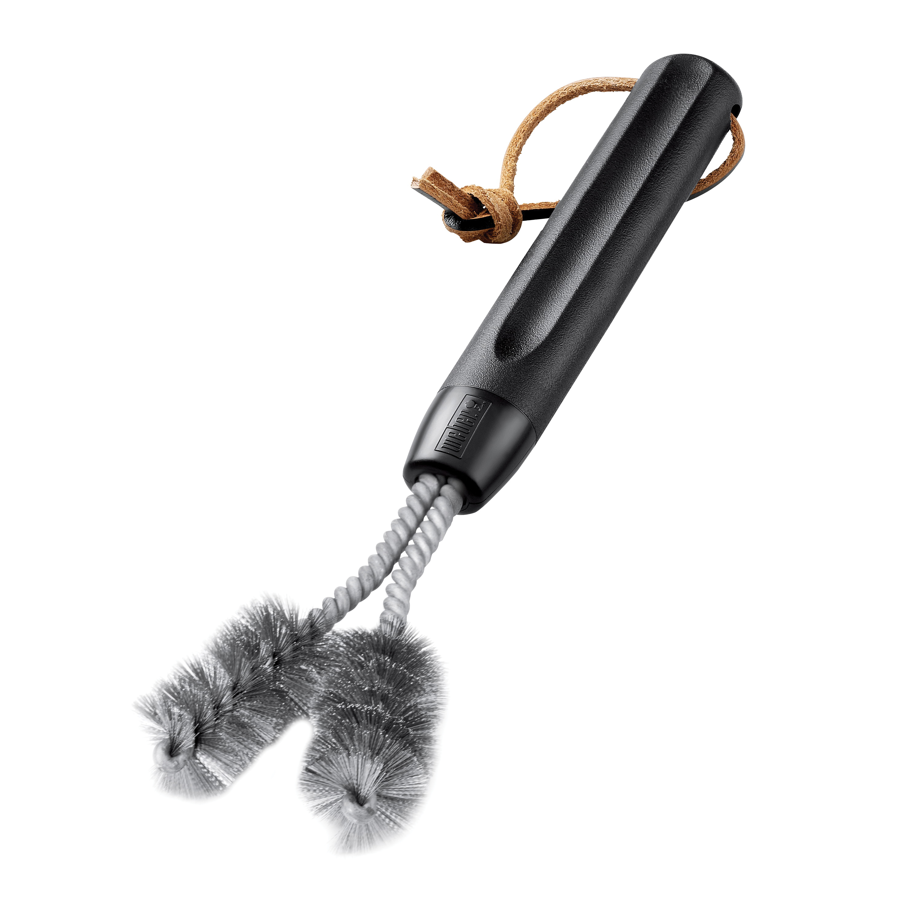 6495 Grill Cleaning Brush, Stainless Steel Bristle, Plastic Handle, Ergonomic Handle