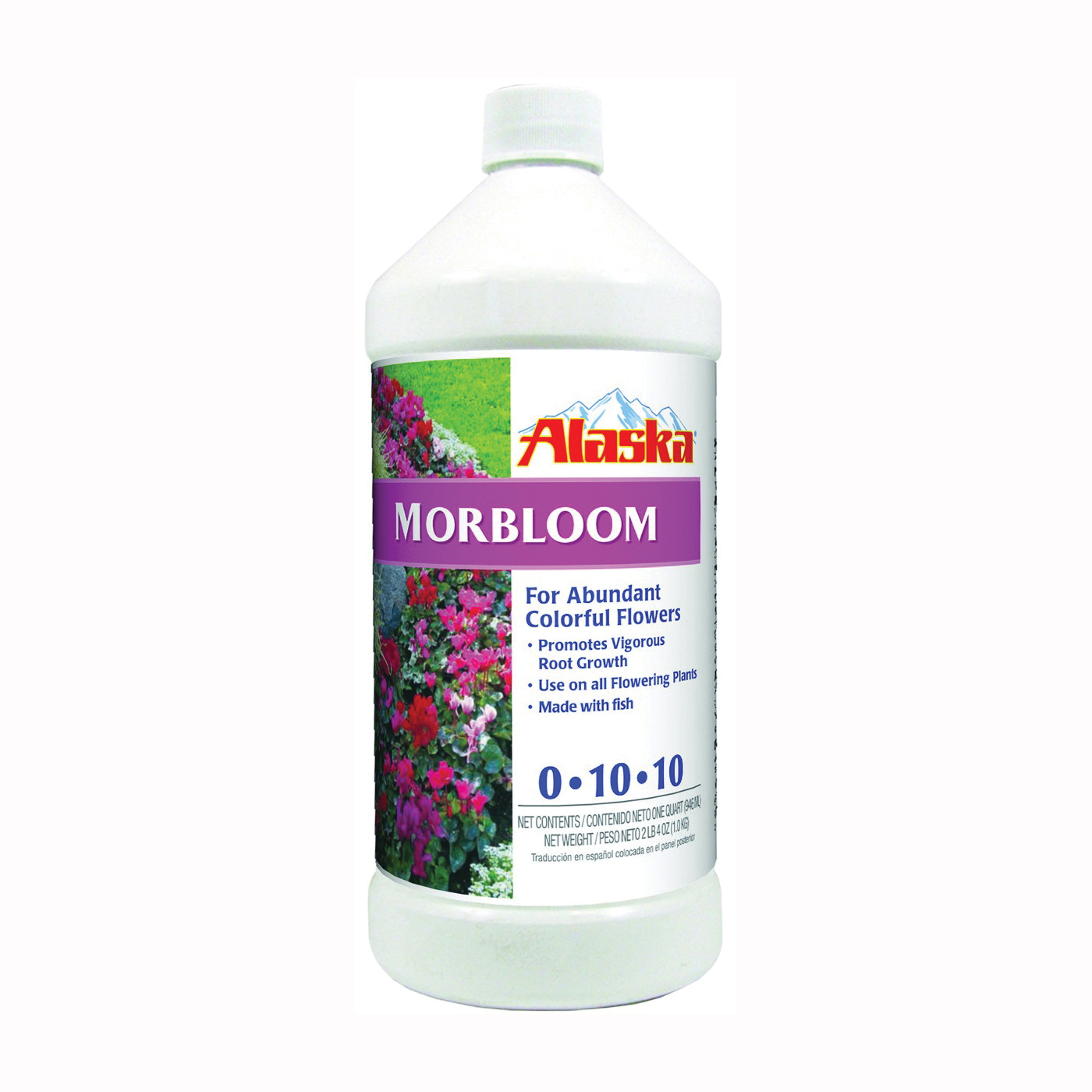 Alaska 100099251 Morbloom Fertilizer, 32 oz Bottle, Liquid, 0-10-10 N-P-K Ratio - 2