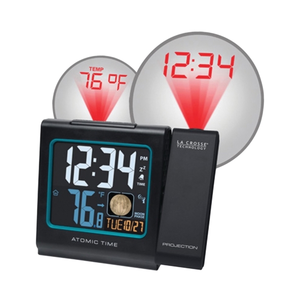 616-146A Alarm Clock, Alkaline Battery, AAA Battery, Digital Display, Plastic Case, Black Case