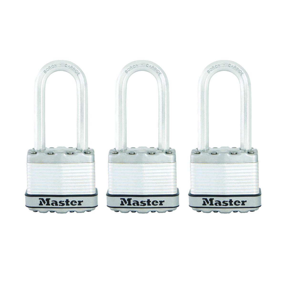 Magnum Series M1XTRILH Padlock, Keyed Alike Key, 5/16 in Dia Shackle, 2 in H Shackle, Stainless Steel Body