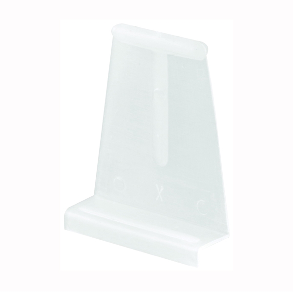 PL 7756 Spline Channel Pull Tab, Plastic, White, Raw, 6/CD