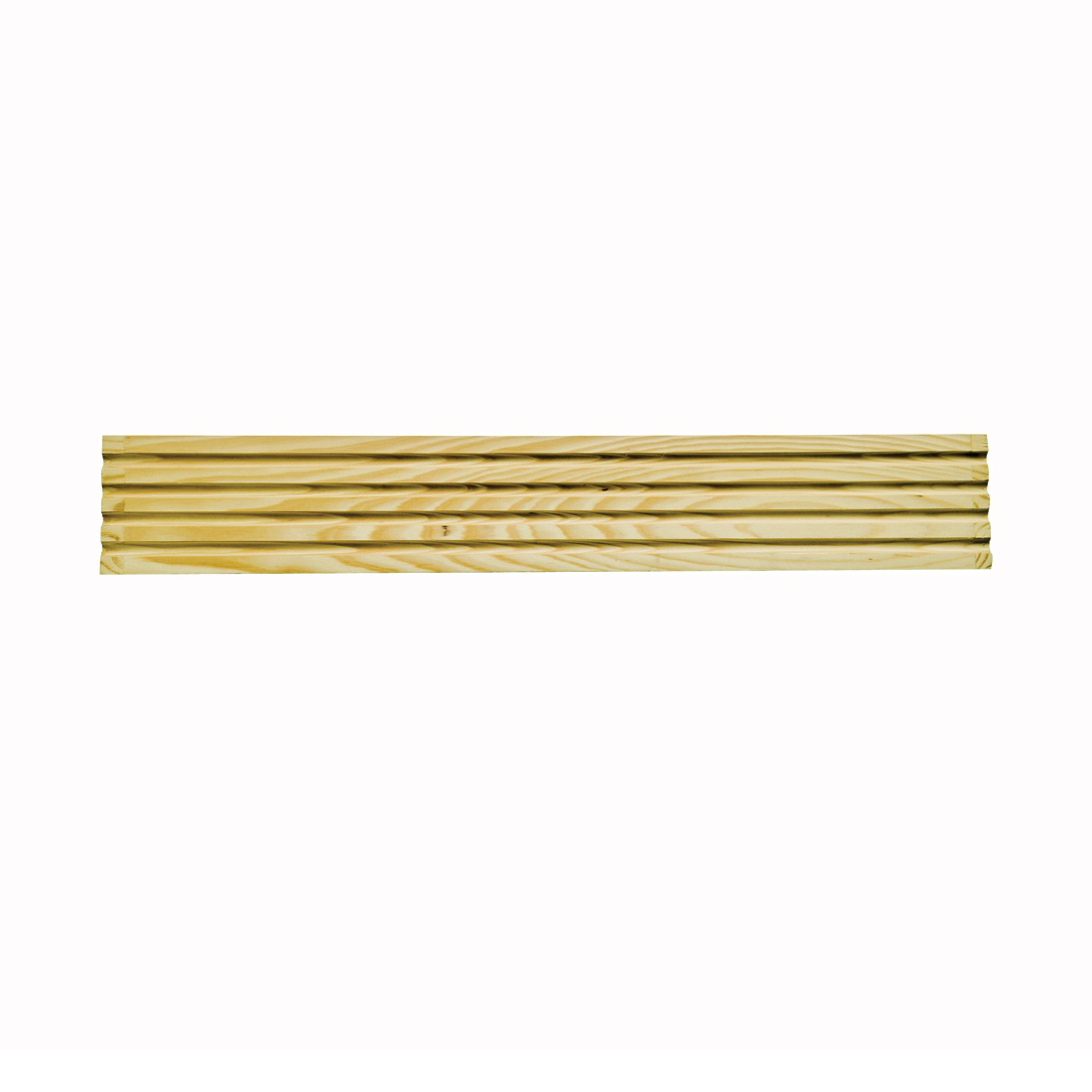 RFC27 Moulding, 2-1/4 in W, Casing, Fluted Profile, Pine