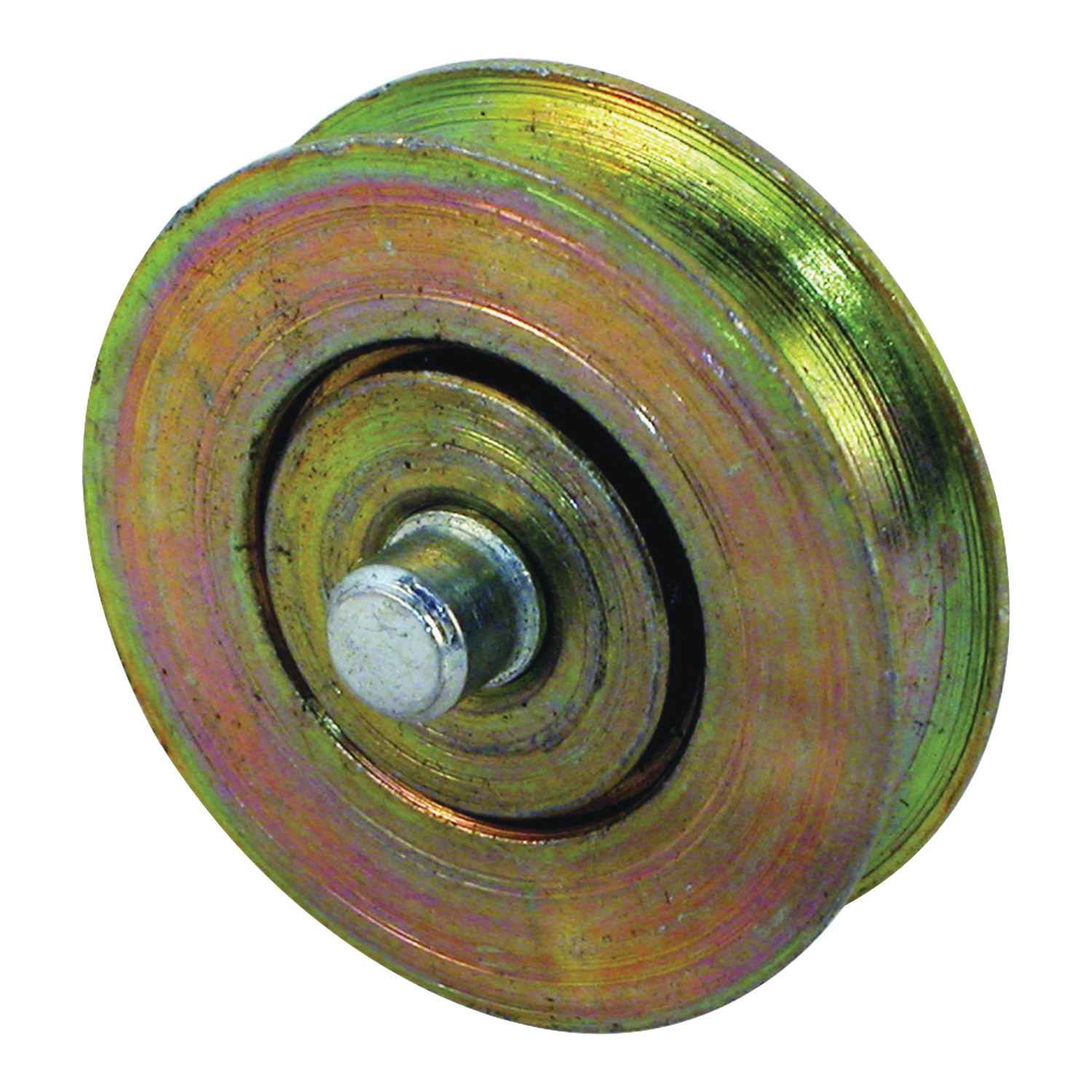 D 1766 Door Roller with Axle, 1-1/2 in Dia Roller, 5/16 in W Roller, Steel, 2-Roller