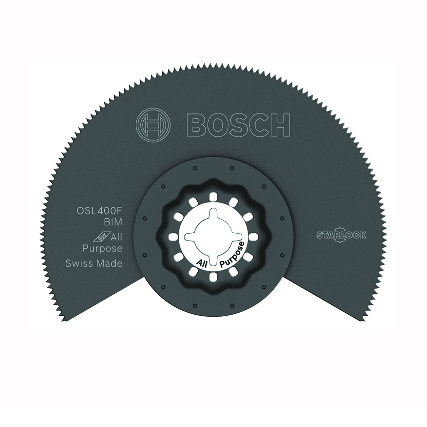 Bosch Starlock OSL400F Oscillating Saw Blade, 4 in, Bi-Metal - 1