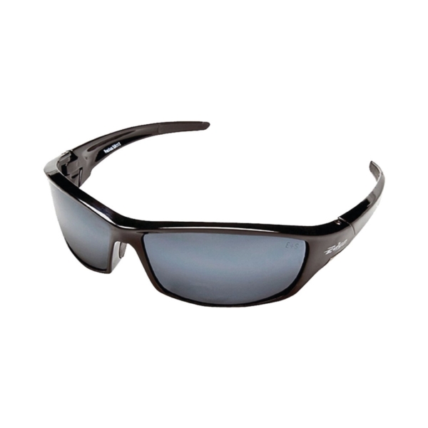 SR117 Non-Polarized Safety Glasses, Unisex, Polycarbonate Lens, Full Frame, Nylon Frame, Black Frame