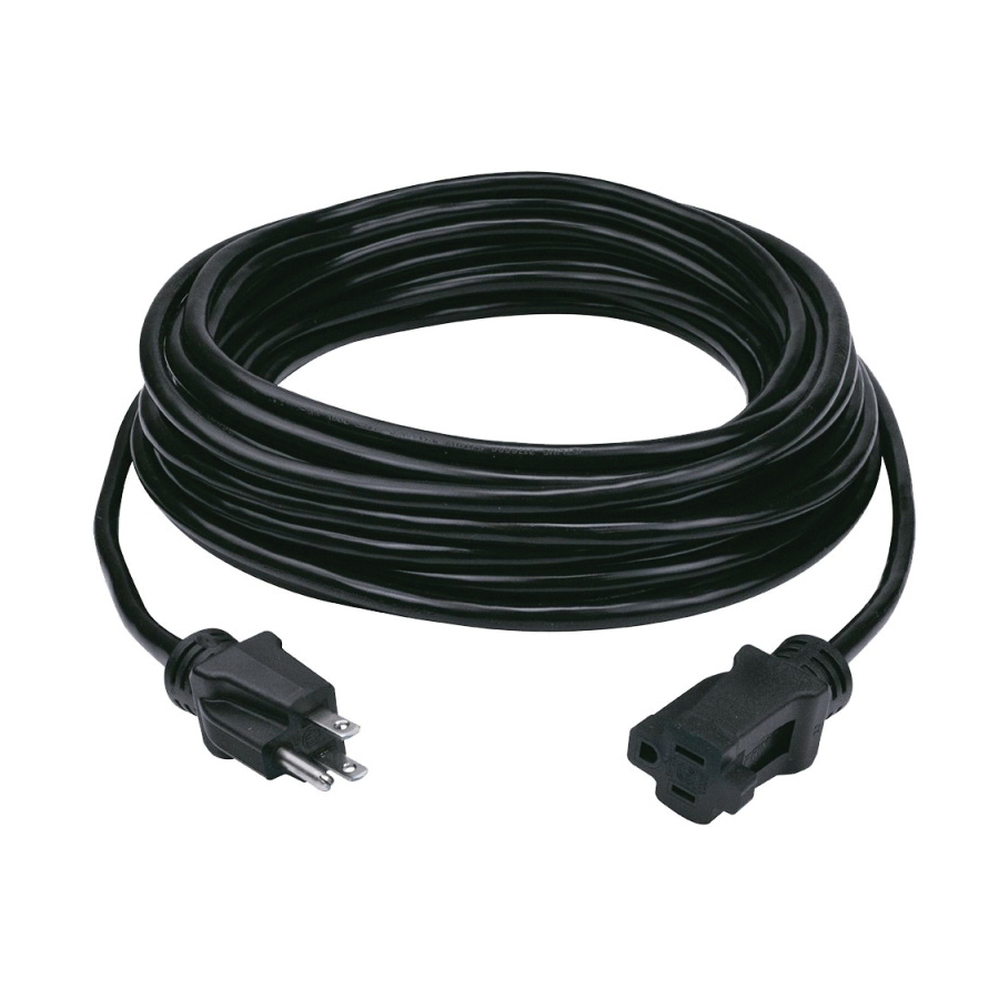 OR532730 Extension Cord, 50 ft L, Black