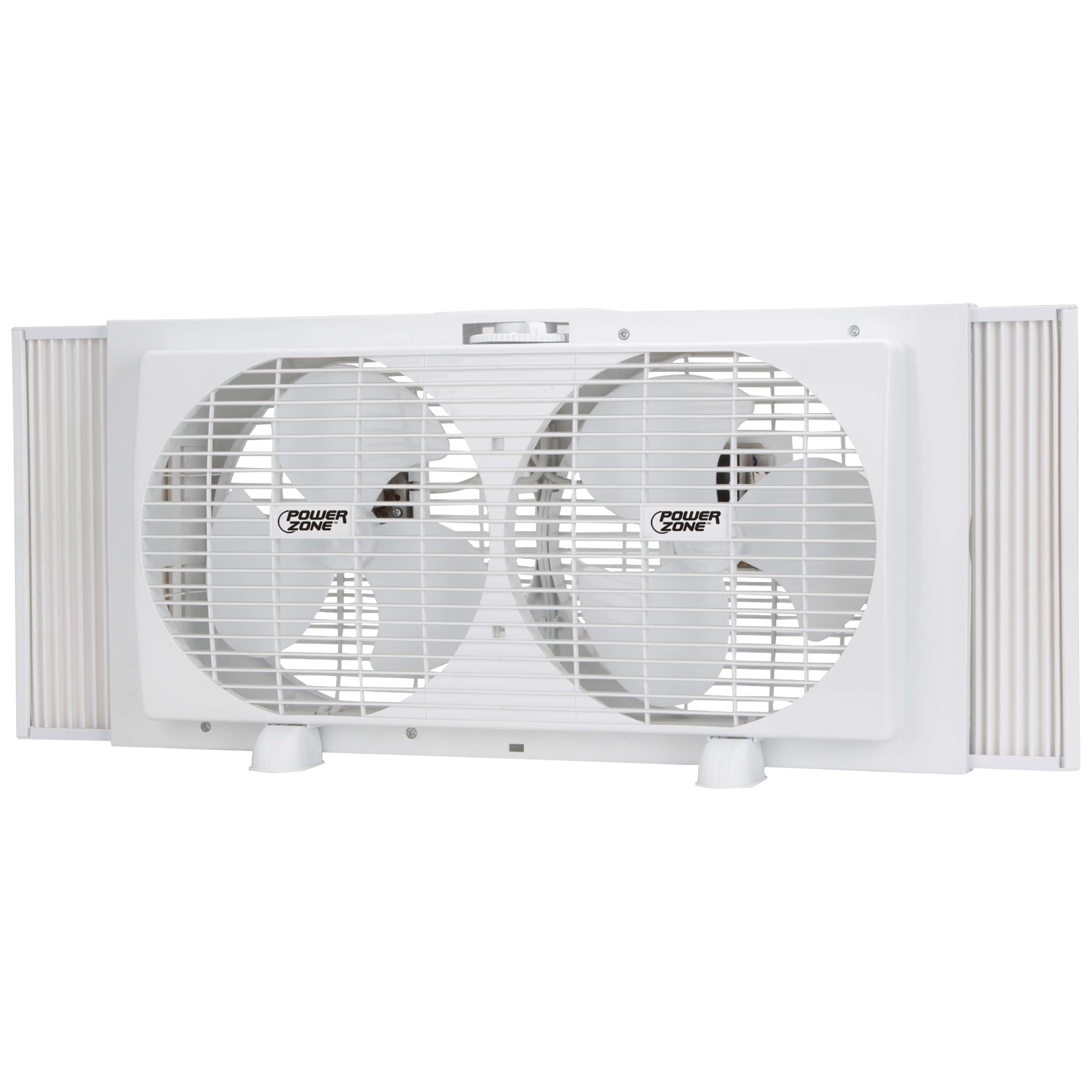 BP2-9 Fan, 120 V, 9 in Dia Blade, 6-Blade, 2-Speed, Rotary Control Control, Window Mounting, White