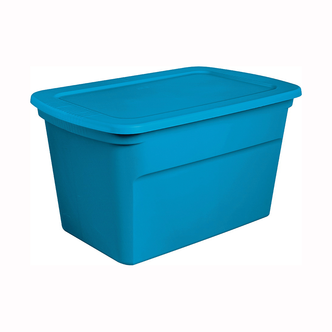 17364306 Tote Box, Plastic, Blue, 30-1/2 in L, 20-1/4 in W, 17-1/8 in H