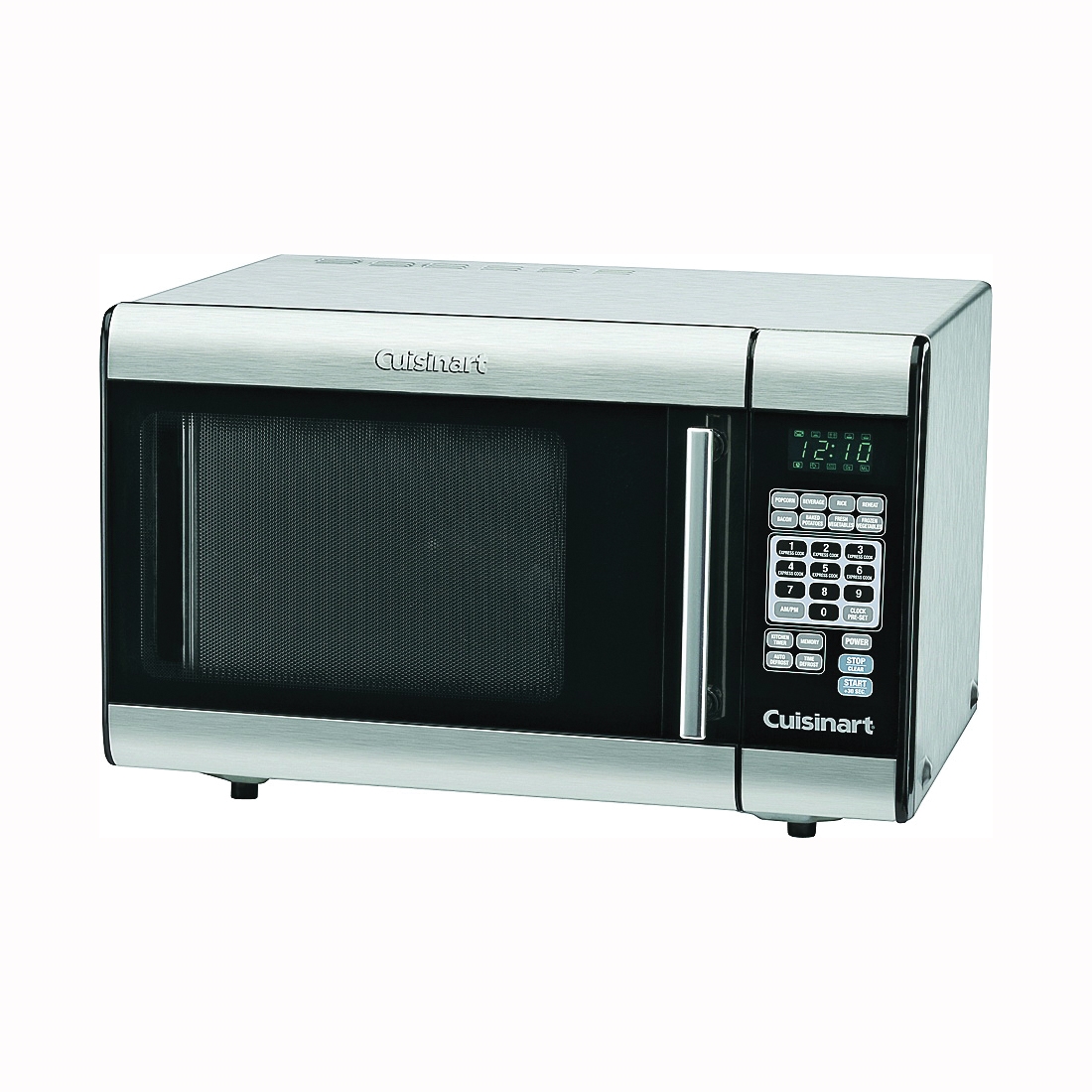 CMW-100 Microwave Oven, 1 cu-ft Capacity, 1000 W, Stainless Steel, Black